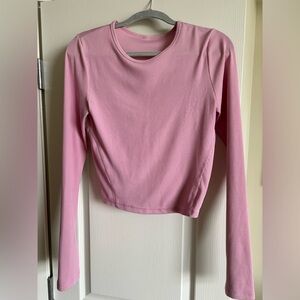 Danielle K Studios Cropped Ribbed long sleeve